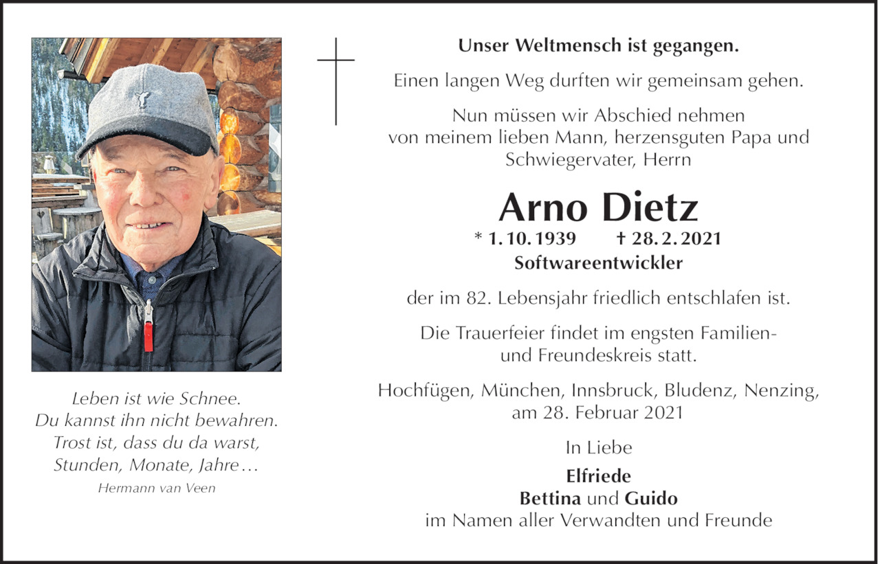 Arno Dietz Bild