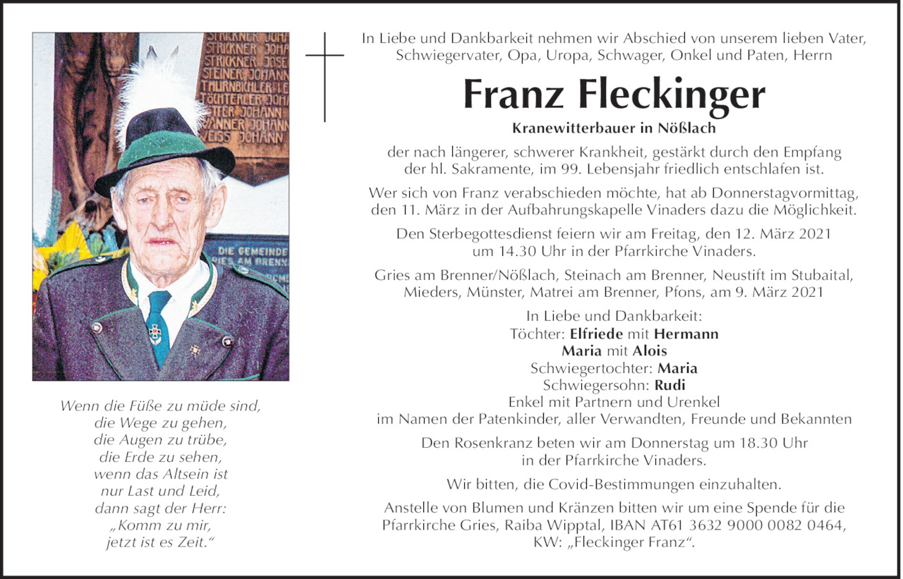 Franz Fleckinger Bild