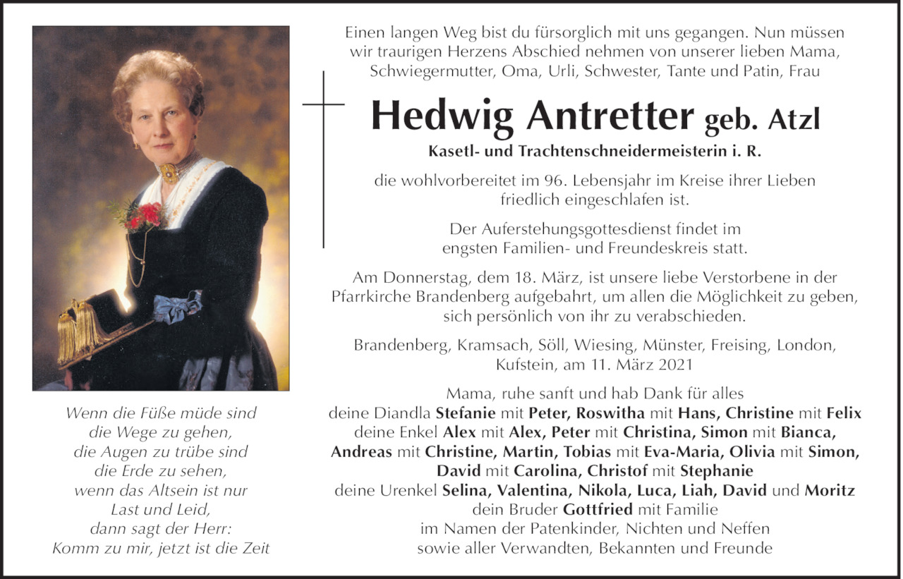 Hedwig Antretter Bild