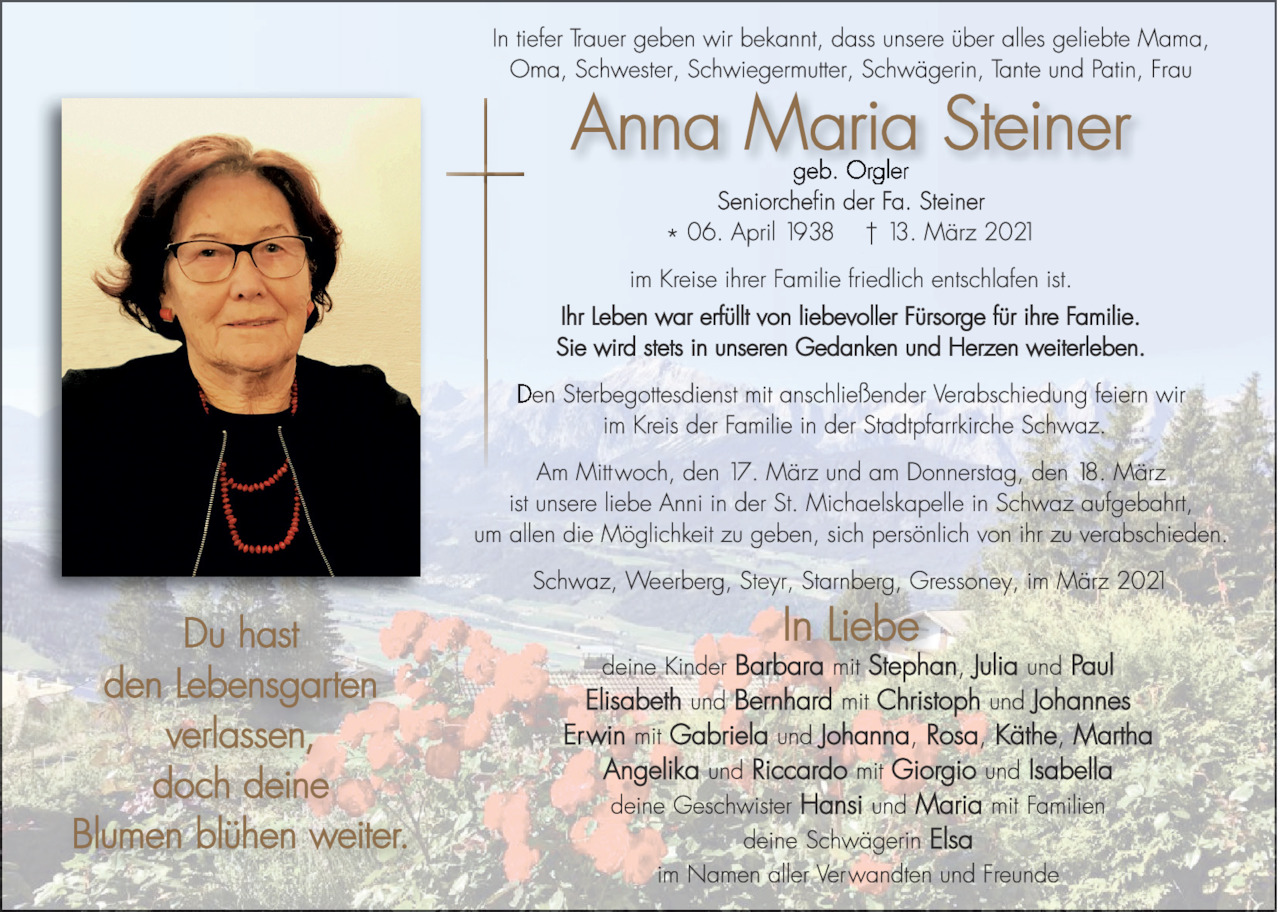Anna Maria Steiner Bild