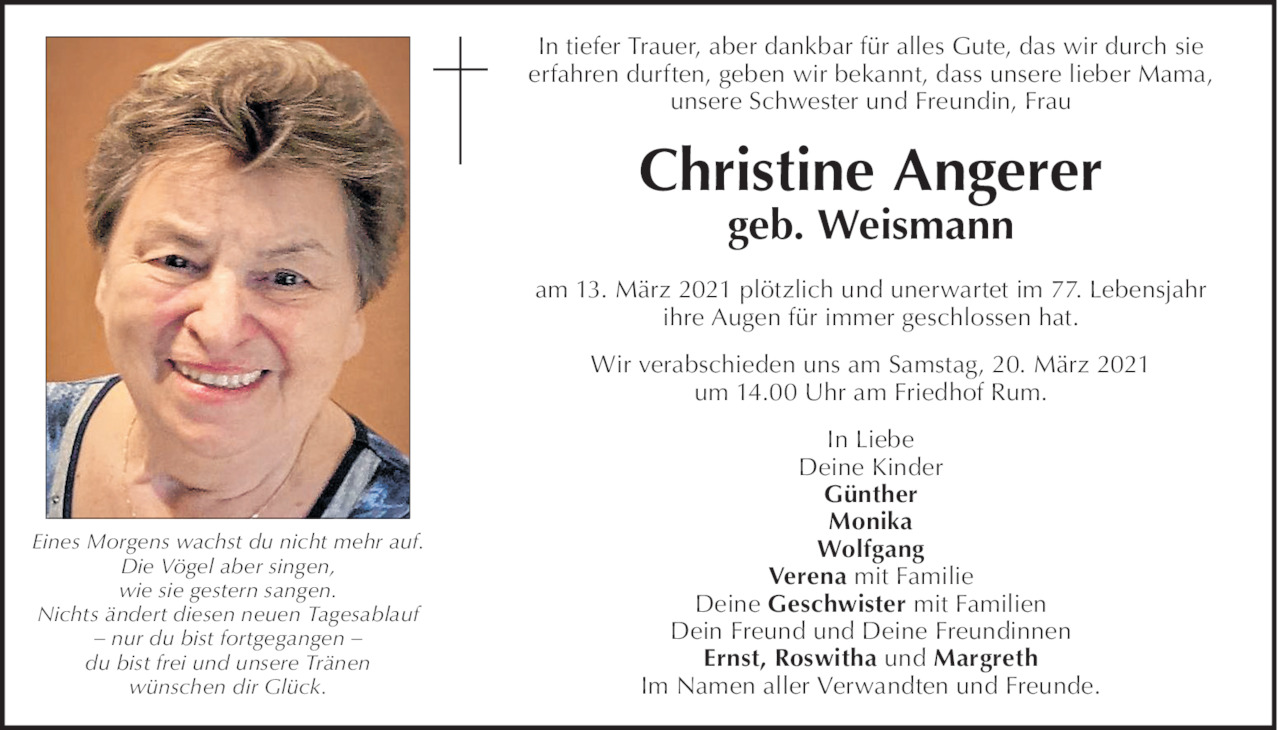 Christine Angerer Bild