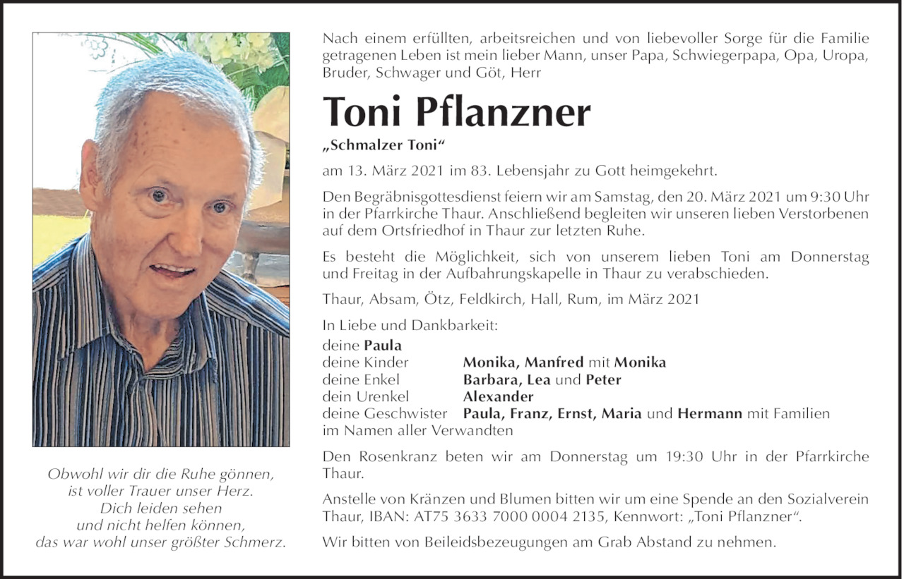 Toni Pflanzner Bild
