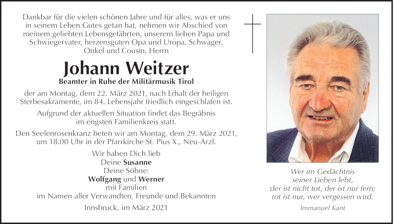 Johann Weitzer Bild