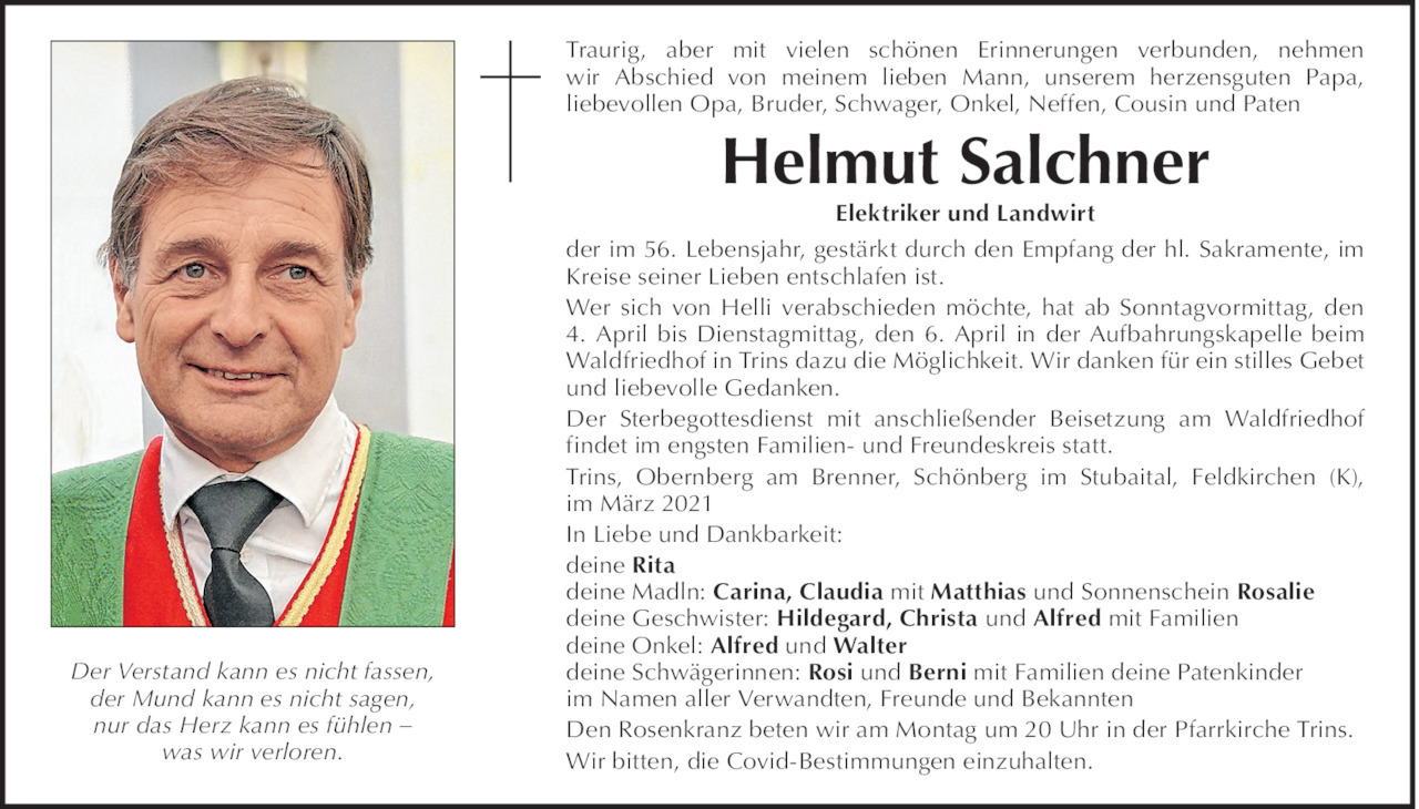 Helmut Salchner  Bild