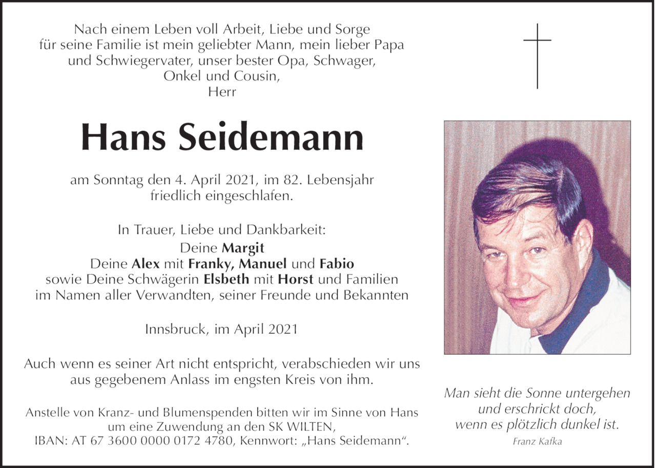 Hans Seidemann Bild