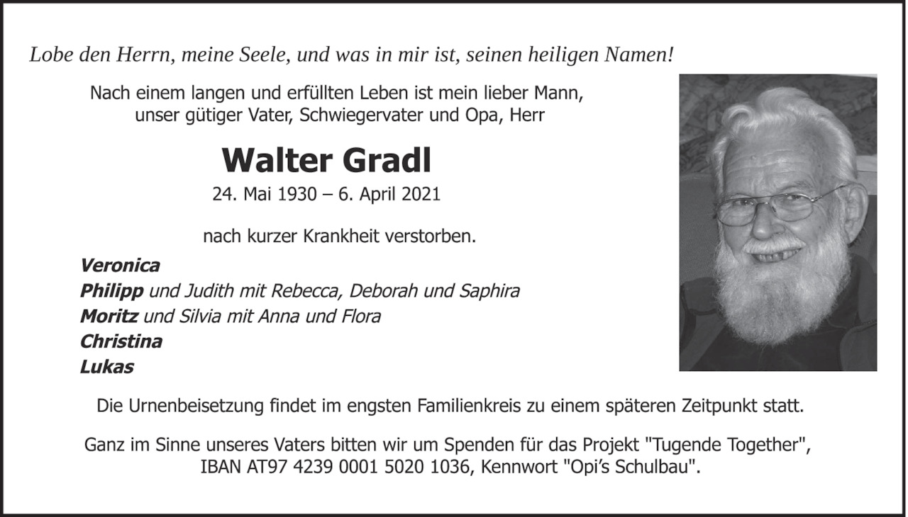 Walter Gradl Bild