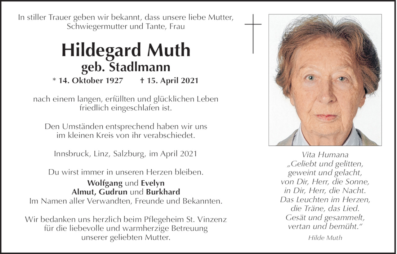 Hildegard Muth   Bild