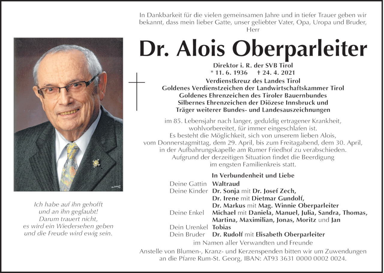 Alois Oberparleiter Bild