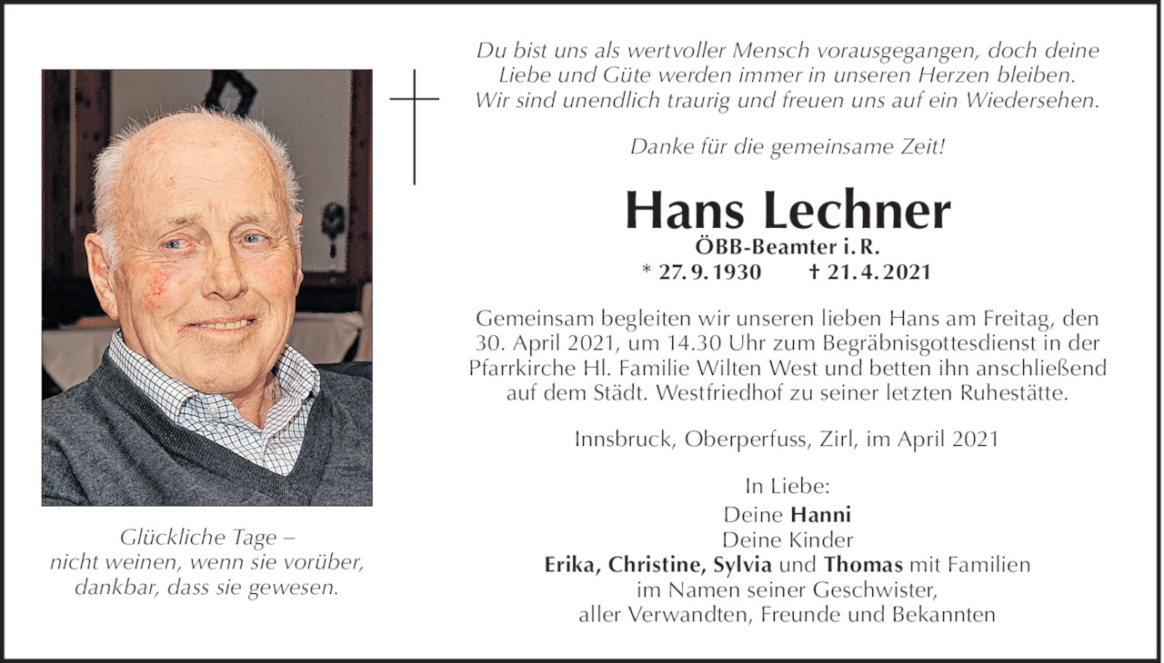 Johann Lechner Bild