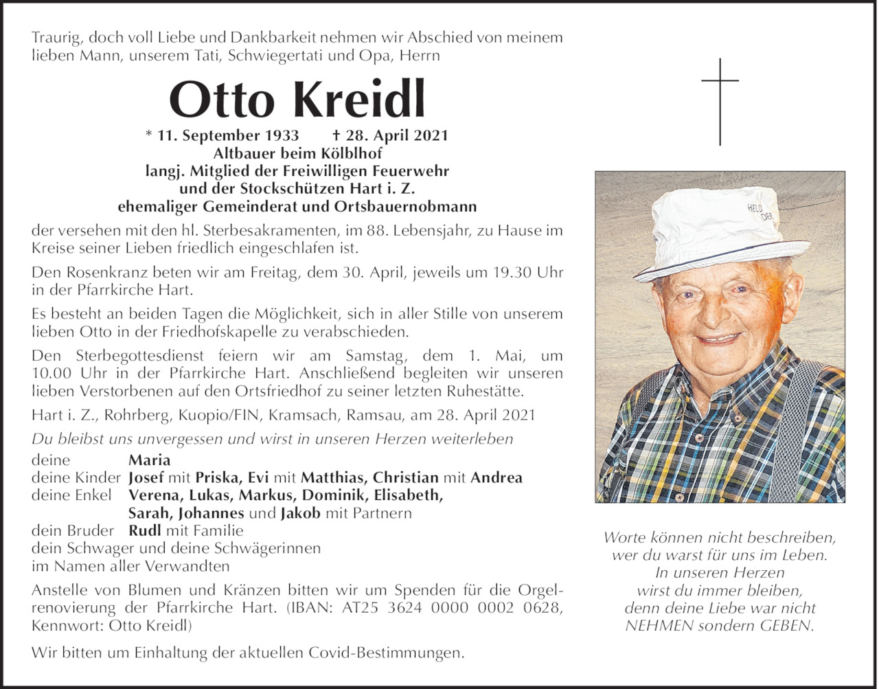 Otto Kreidl Bild