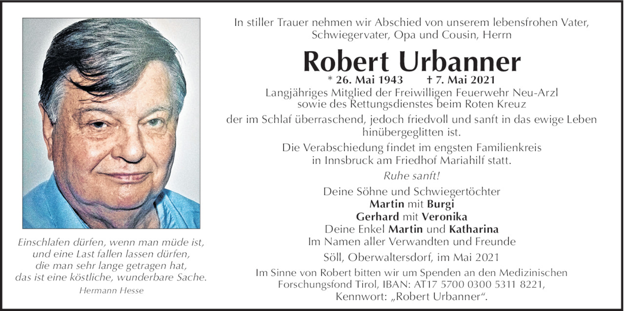 Robert Urbanner Bild