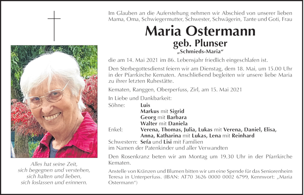 Maria Ostermann Bild