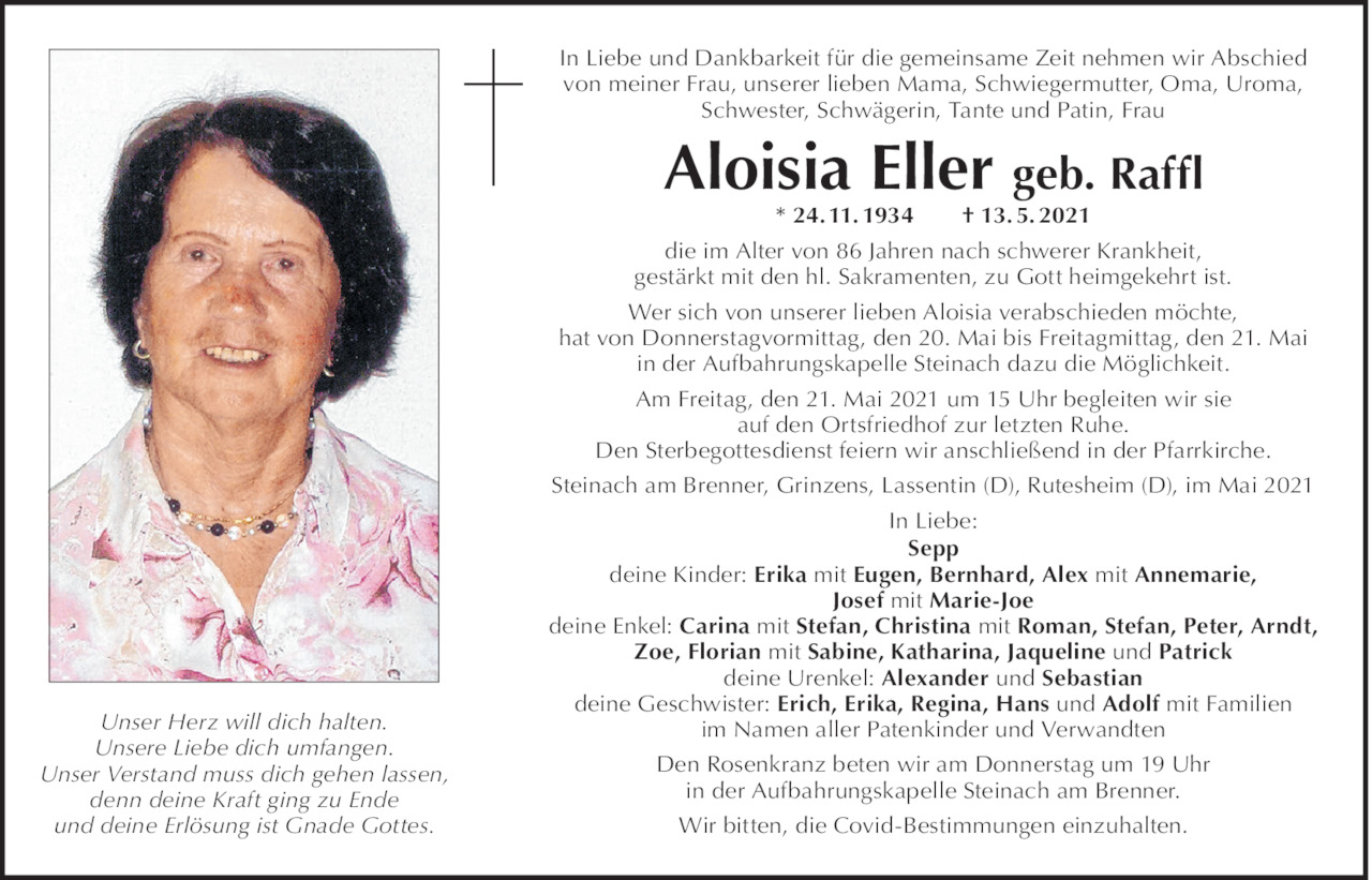 Aloisia Eller Bild