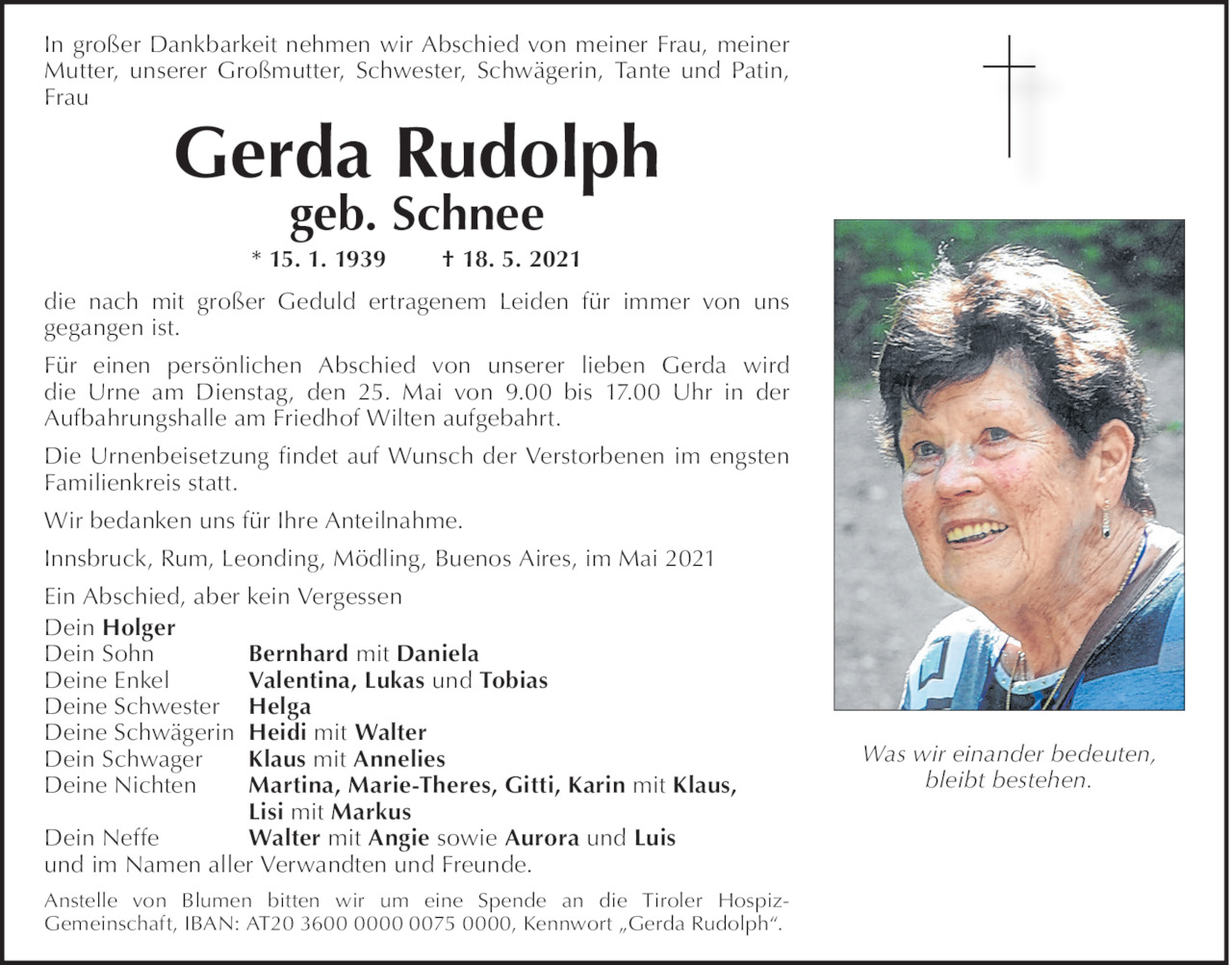 Gerda Rudolph Bild