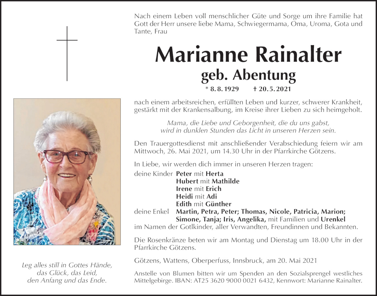 Marianne Rainalter Bild