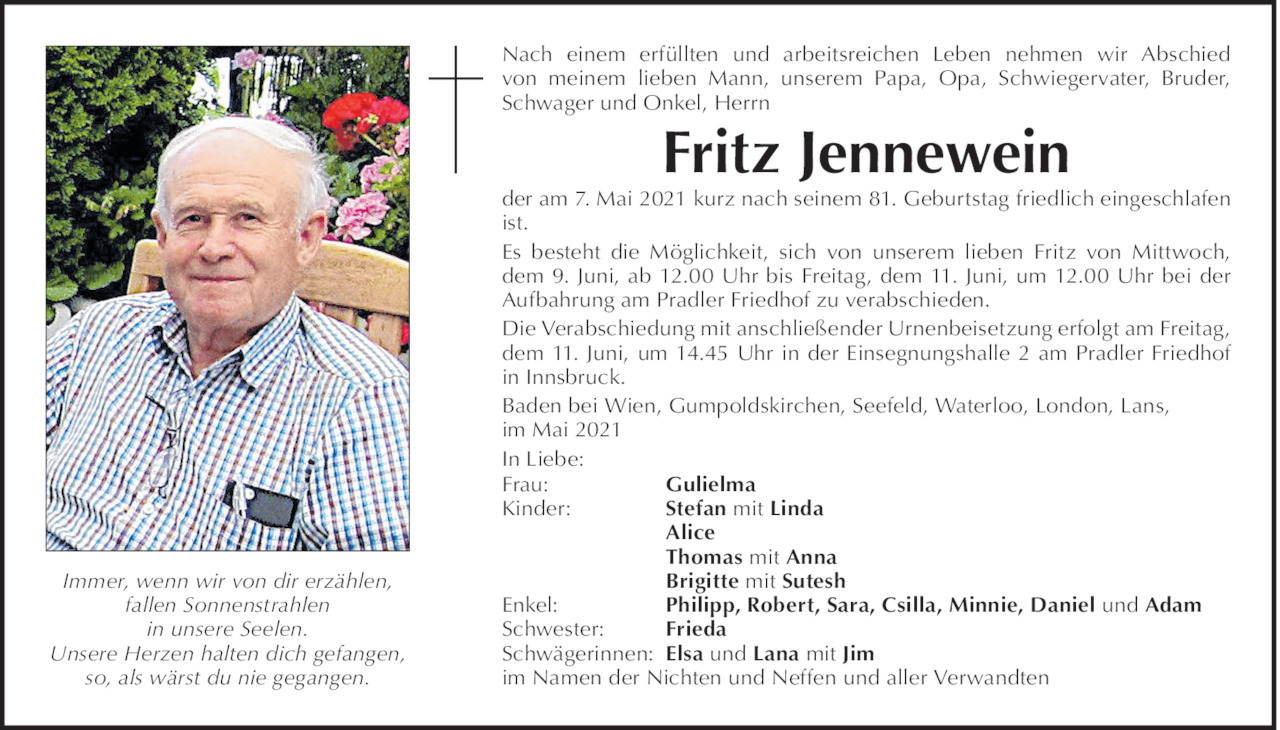 Fritz Jennewein Bild