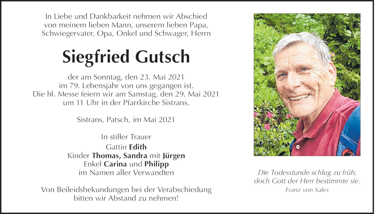 Siegfried Gutsch Bild