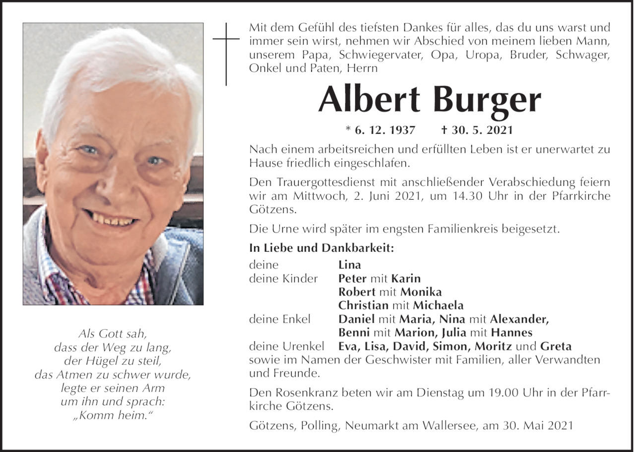 Albert Burger Bild