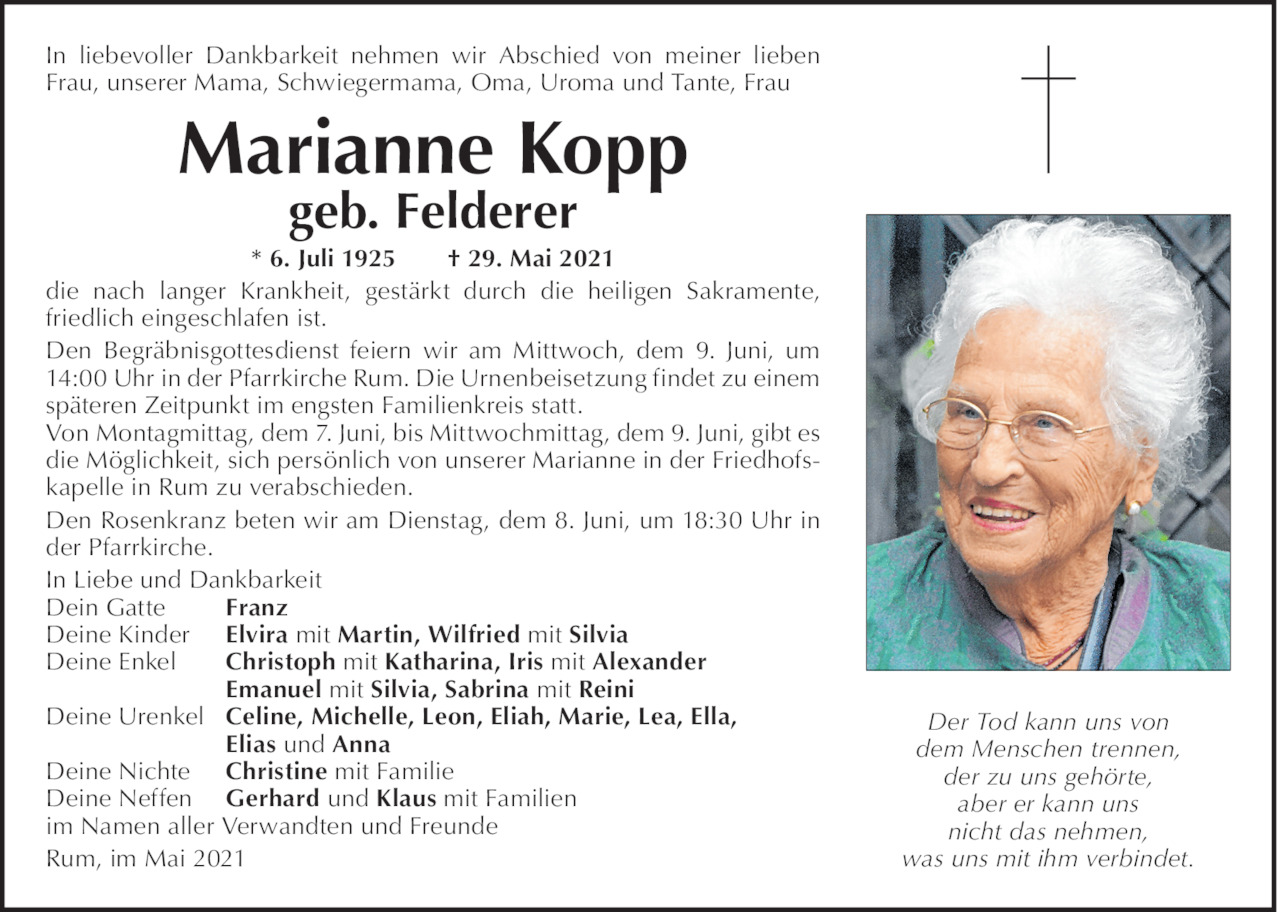 Marianne Kopp Bild