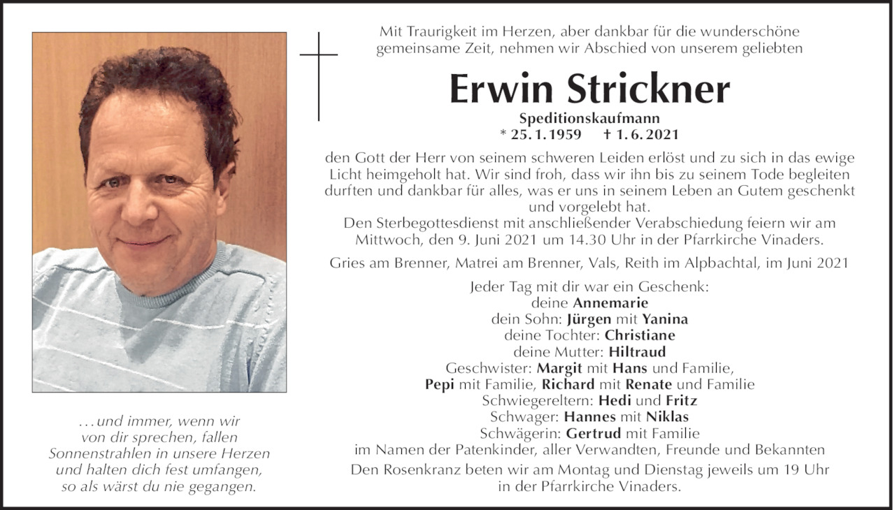 Erwin Strickner Bild