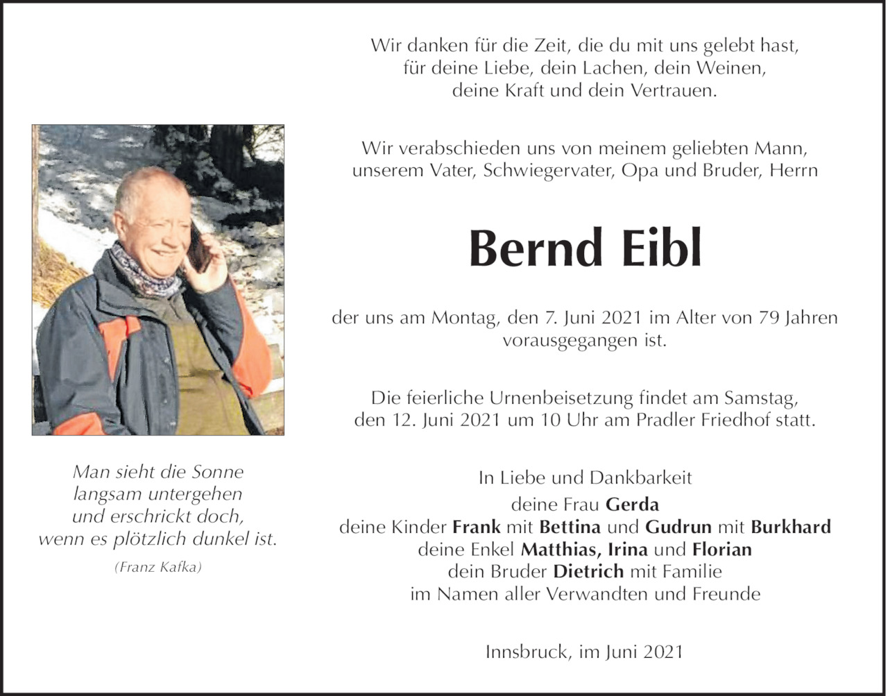 Bernd Eibl Bild
