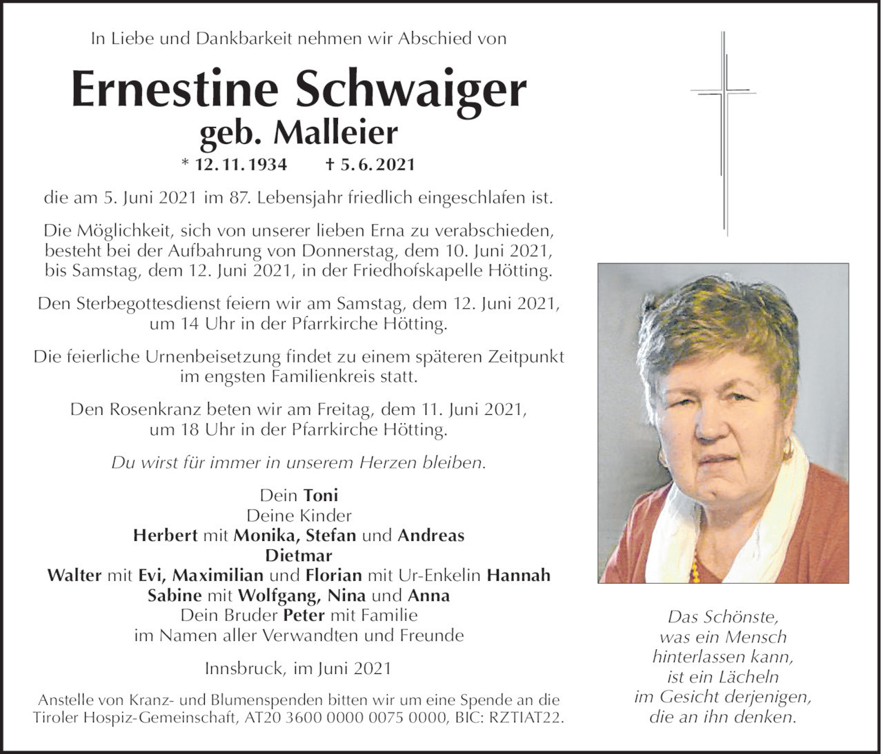 Ernestine Schwaiger Bild