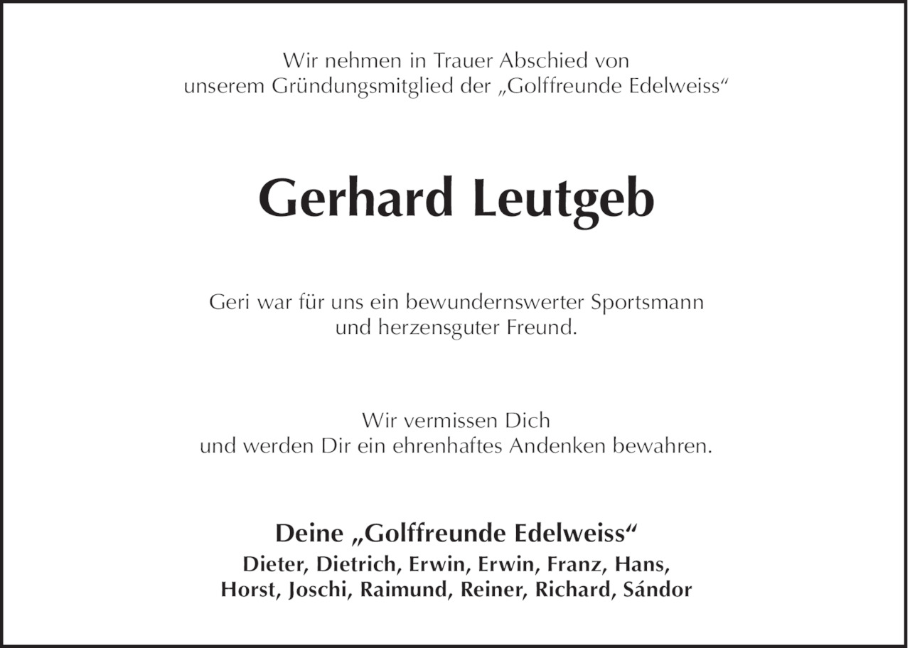 Gerhard Leutgeb Bild