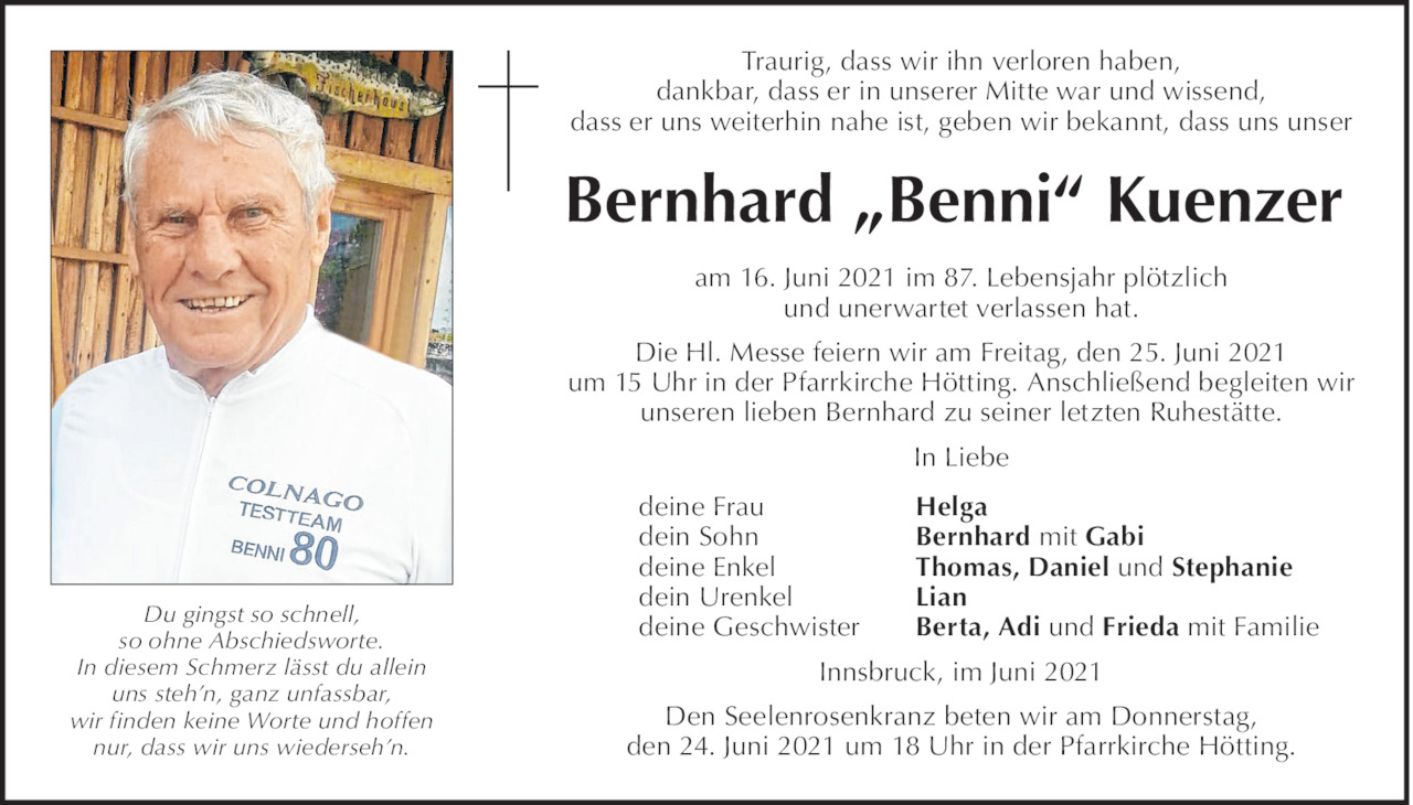 Bernhard Kuenzer Bild
