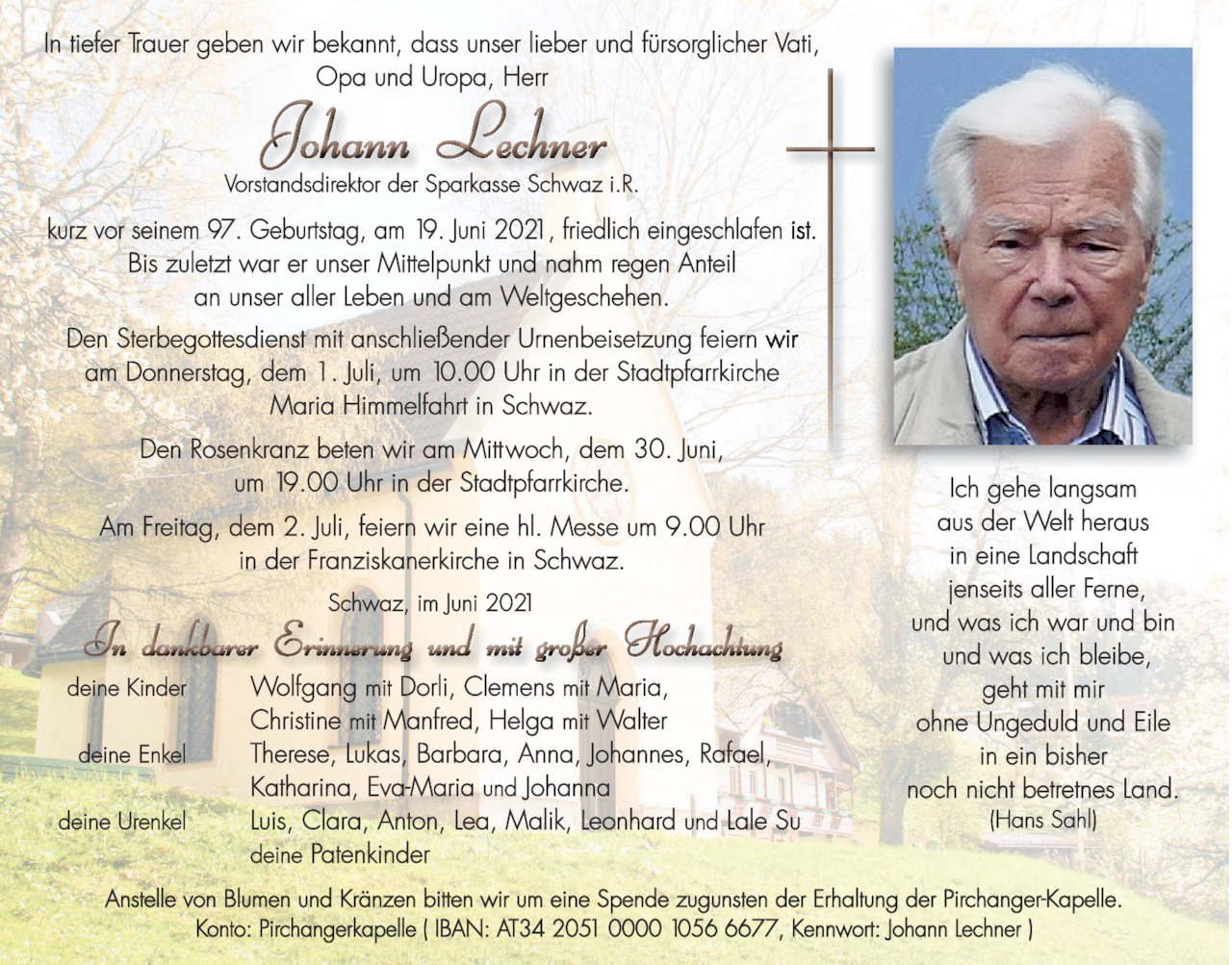 Johann Lechner Bild