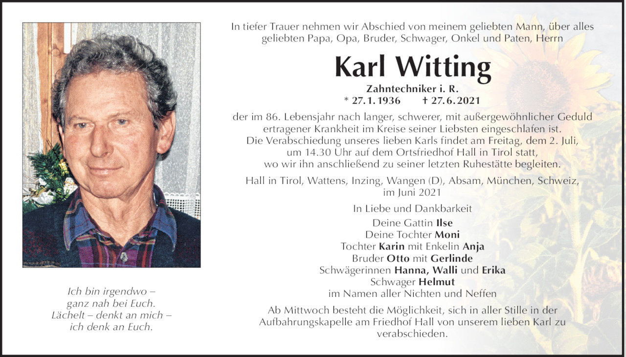 Karl Witting Bild