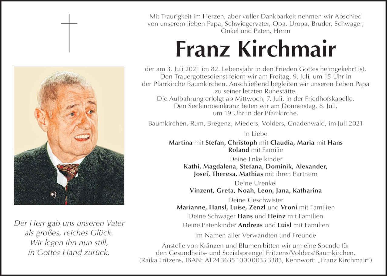 Franz Kirchmair Bild