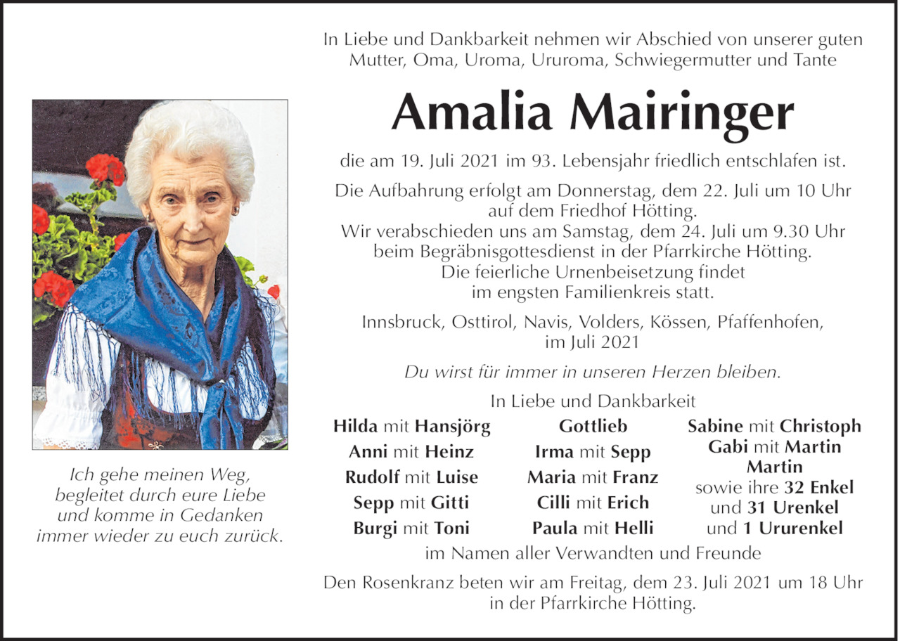 Amalia Mairinger Bild