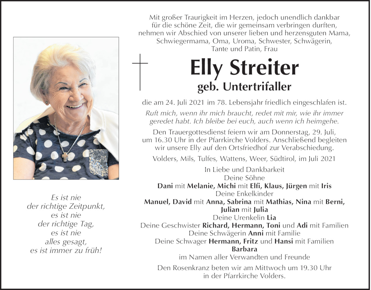 Elly Streiter Bild