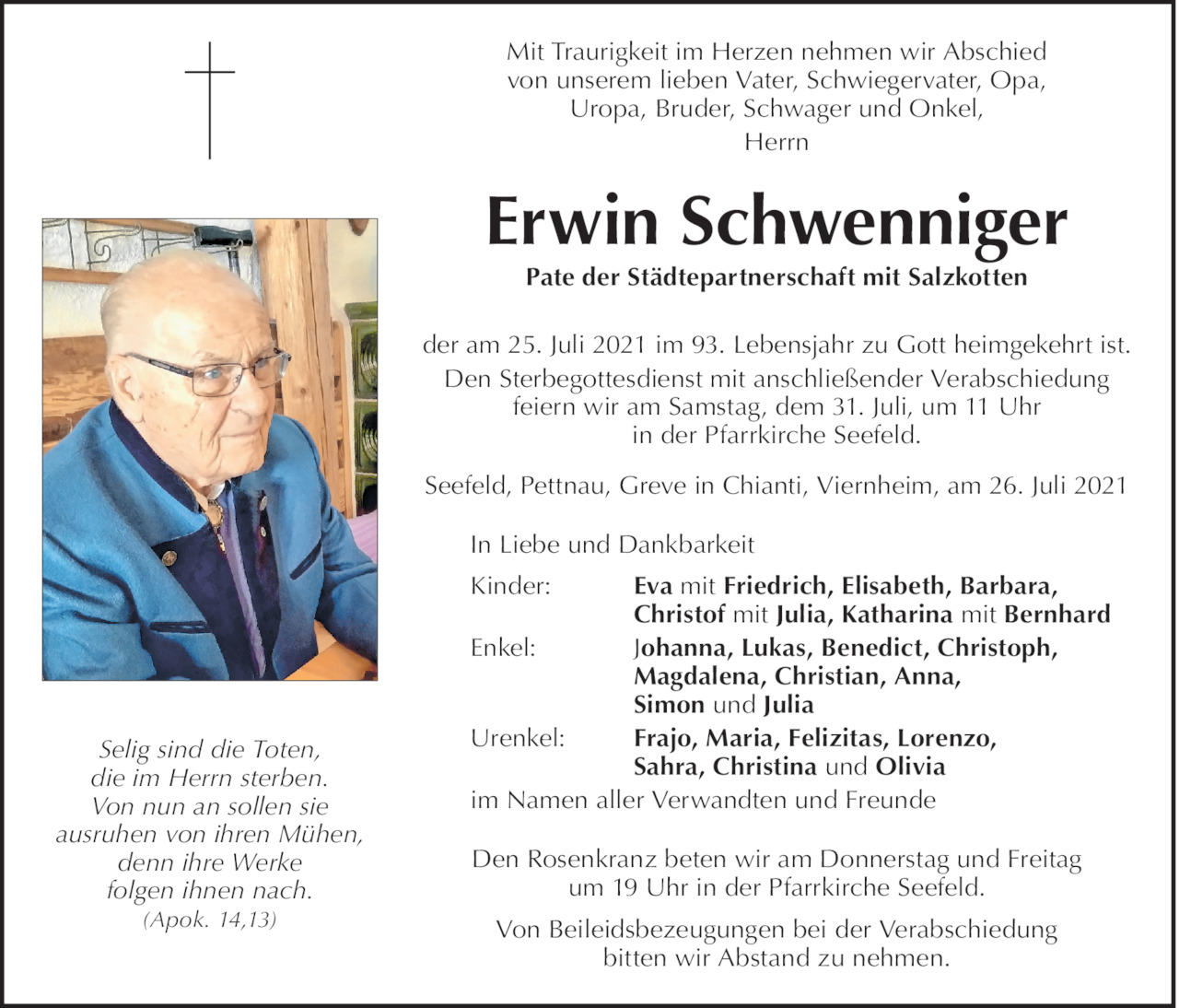 Erwin Schwenniger Bild