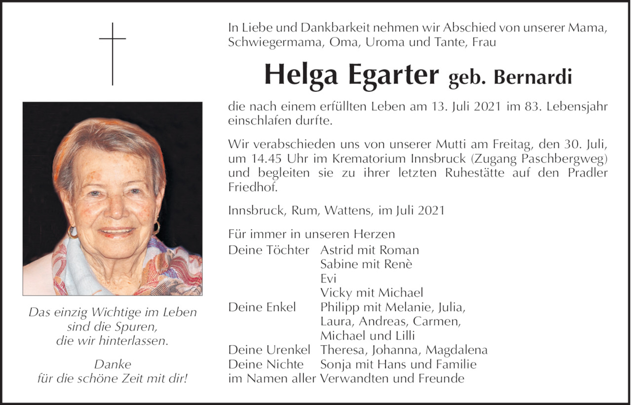 Helga Egarter Bild