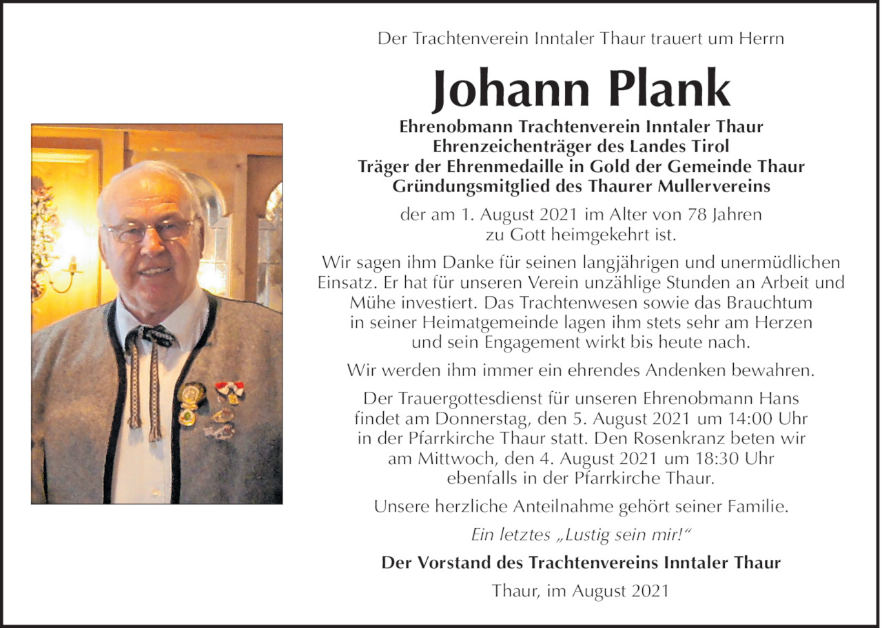 Johann  Plank Bild