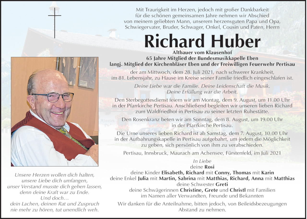 Richard Huber Bild