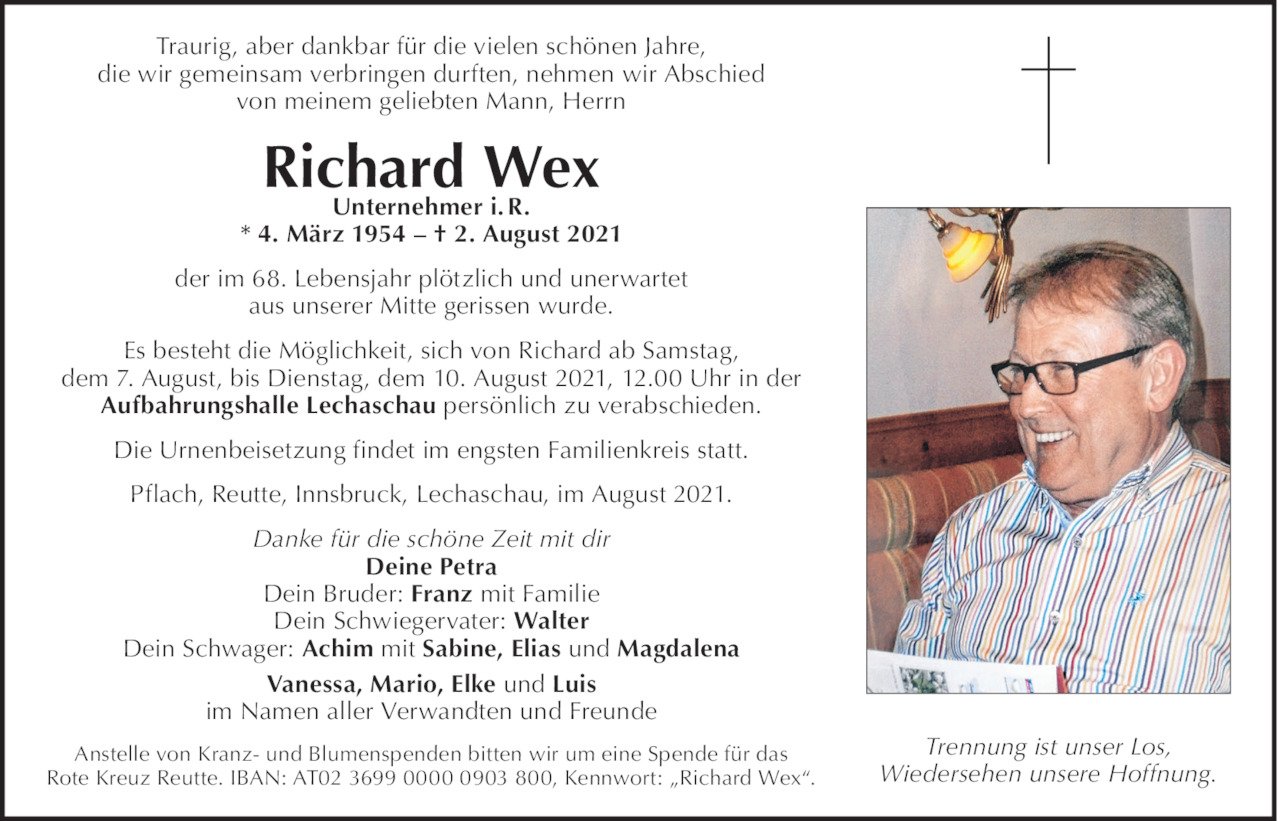 Richard Wex Bild