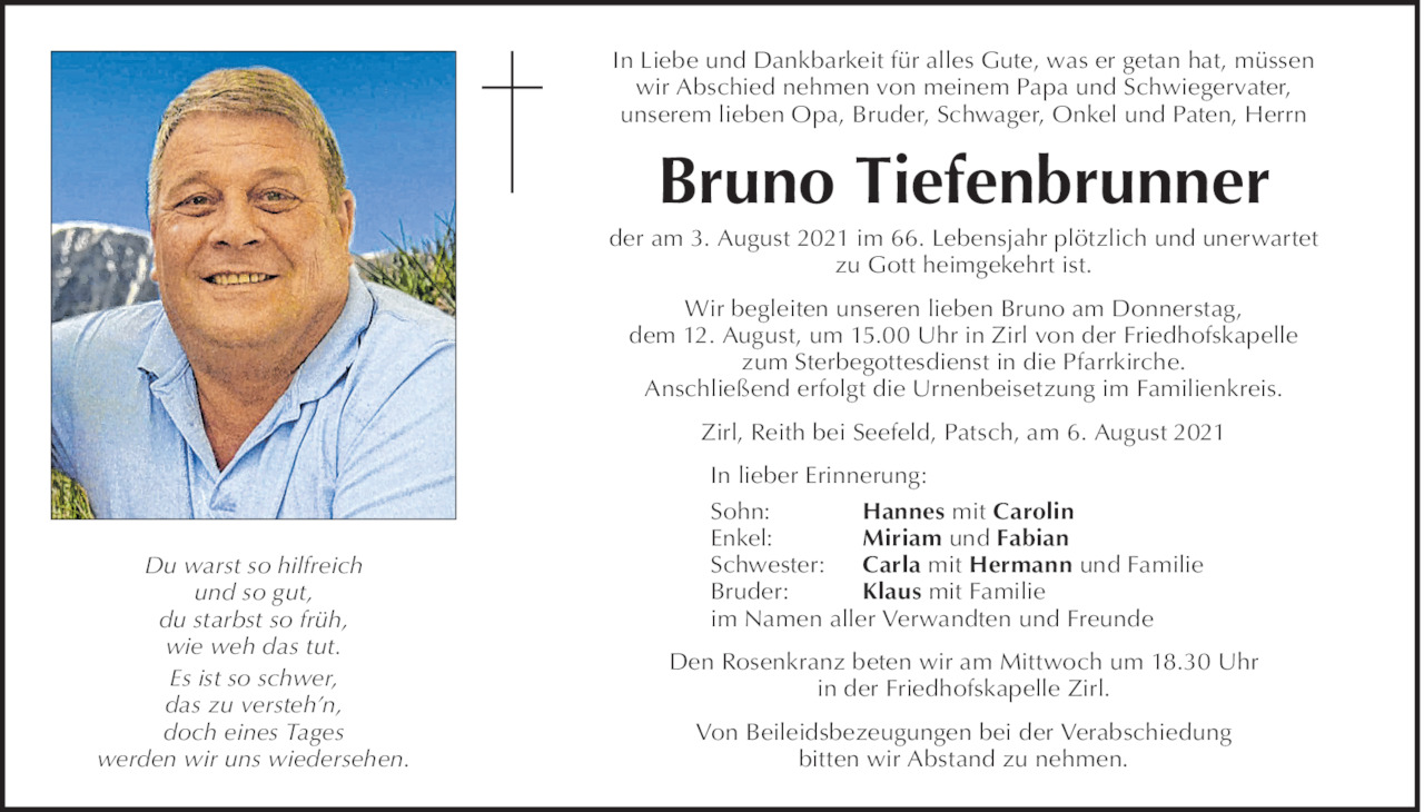 Bruno Tiefenbrunner Bild