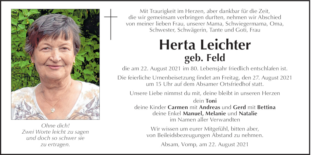 Herta Leichter Bild