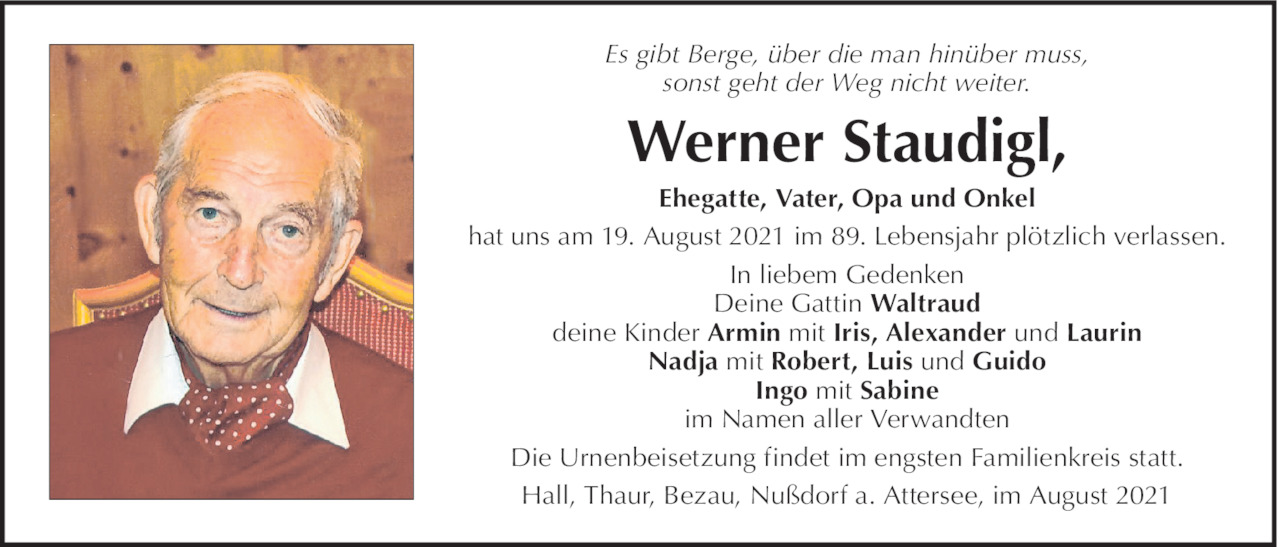 Werner  Staudigl Bild
