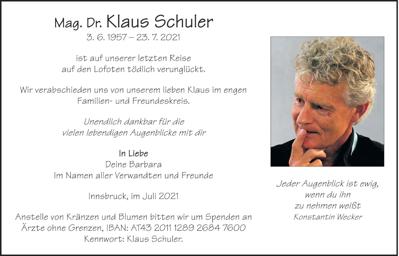 Klaus Schuler Bild