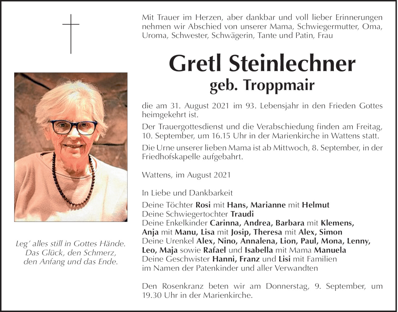 Gretl Steinlechner Bild