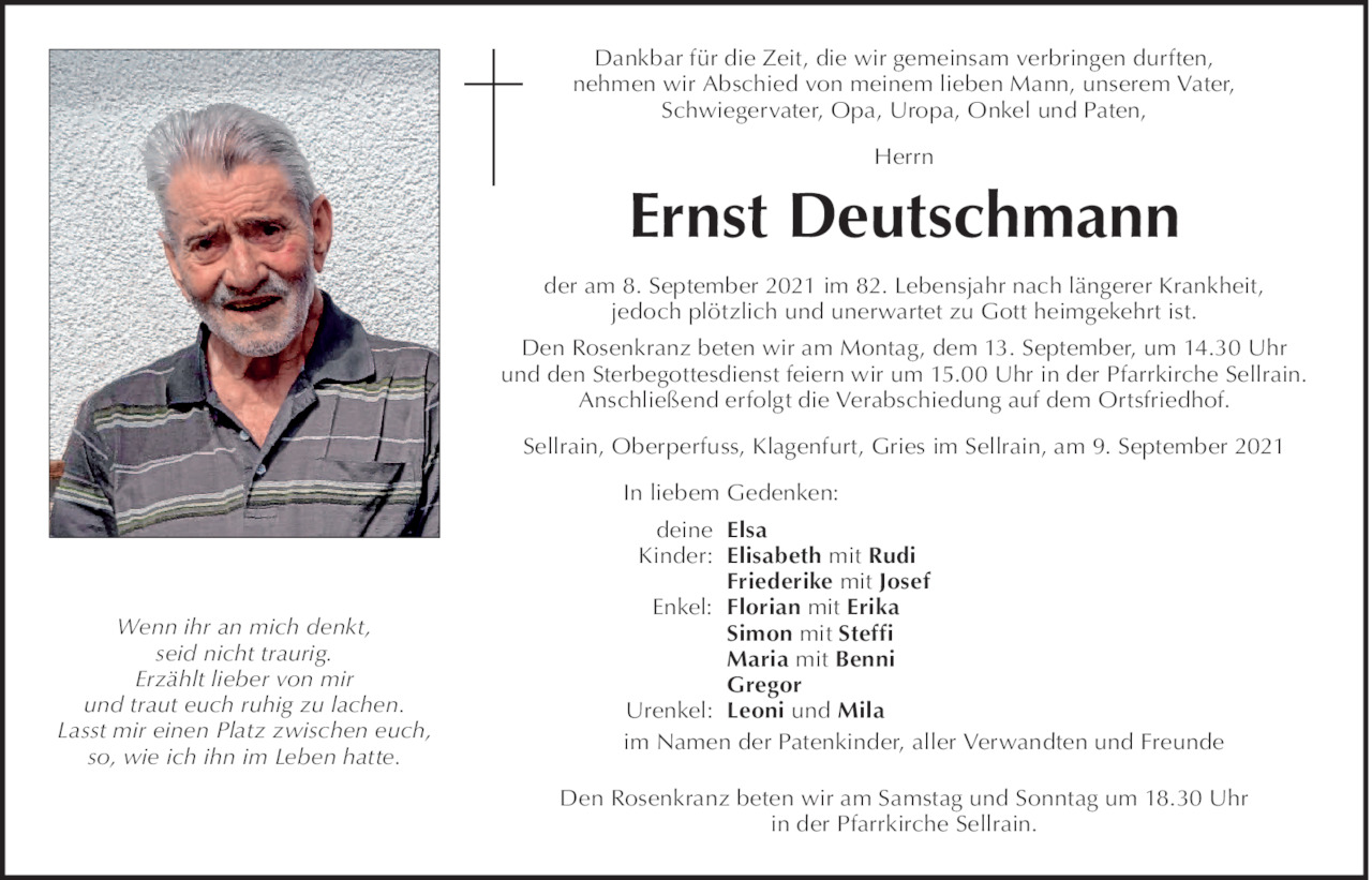 Ernst Deutschmann Bild