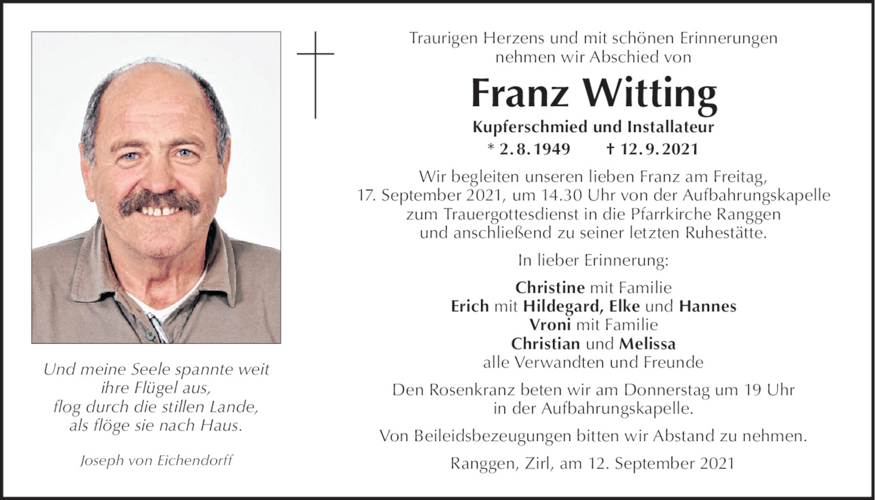 Franz Witting Bild