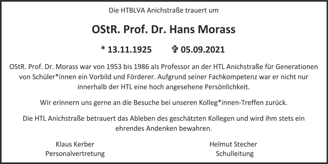 Hans Morass Bild