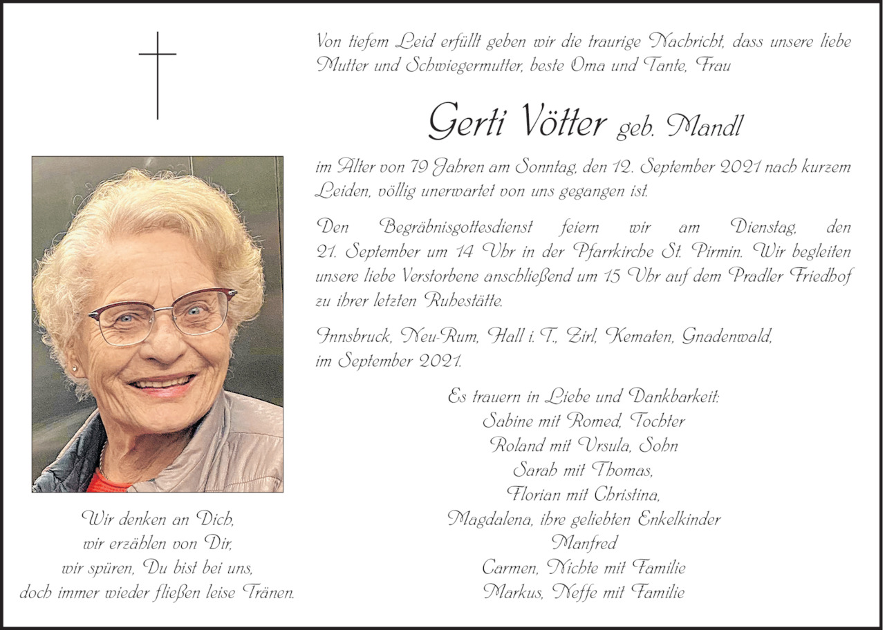 Gerti Vötter  Bild