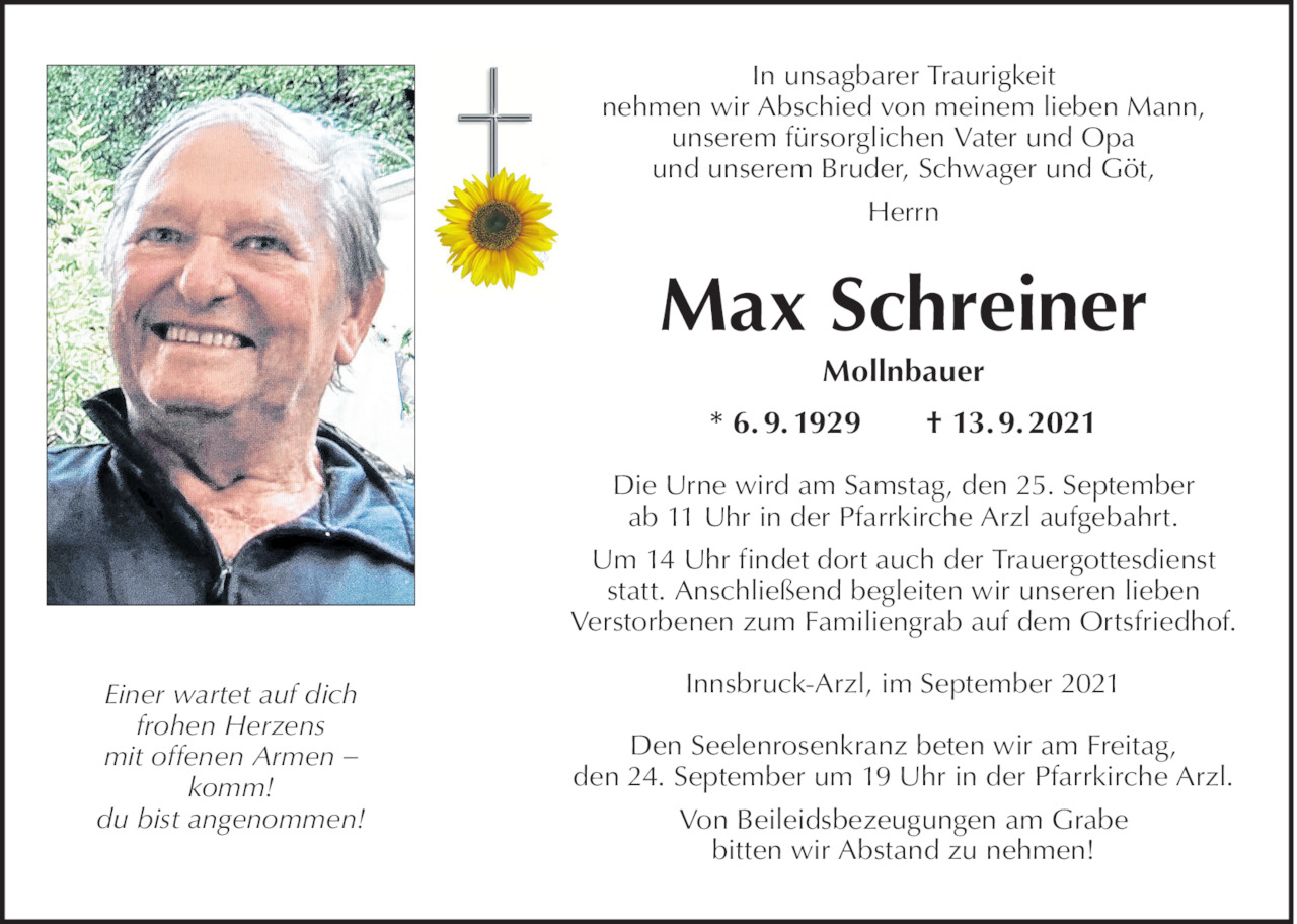 Max Schreiner Bild