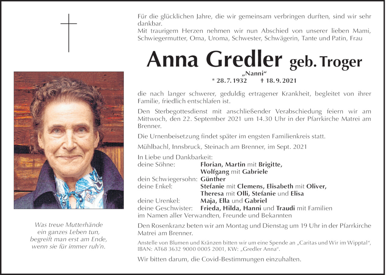 Anna Gredler Bild