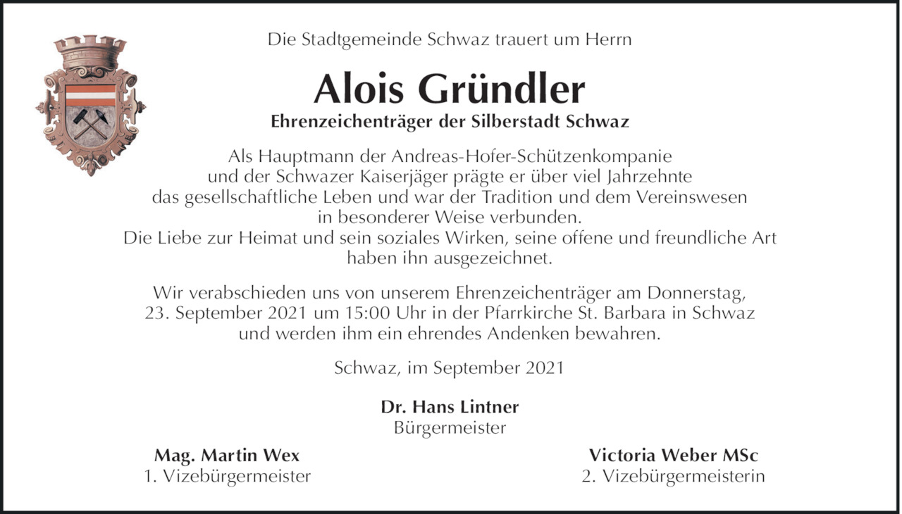 Alois Gründler Bild